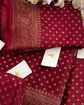 Red Banarsi Silk Saree