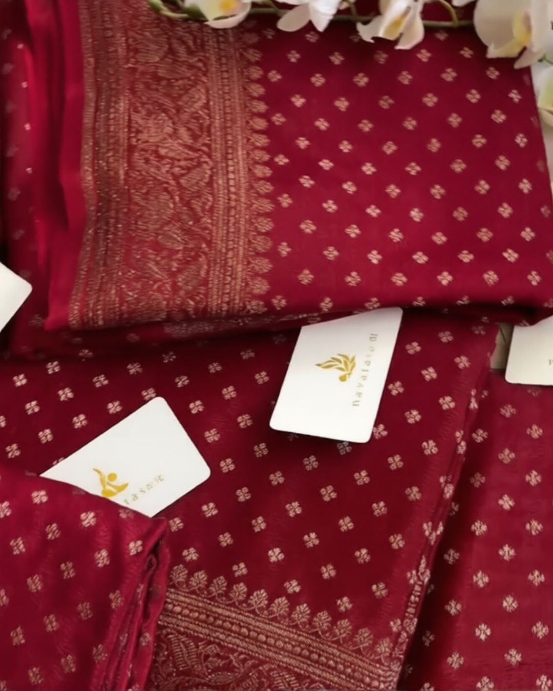 Red Banarsi Silk Saree